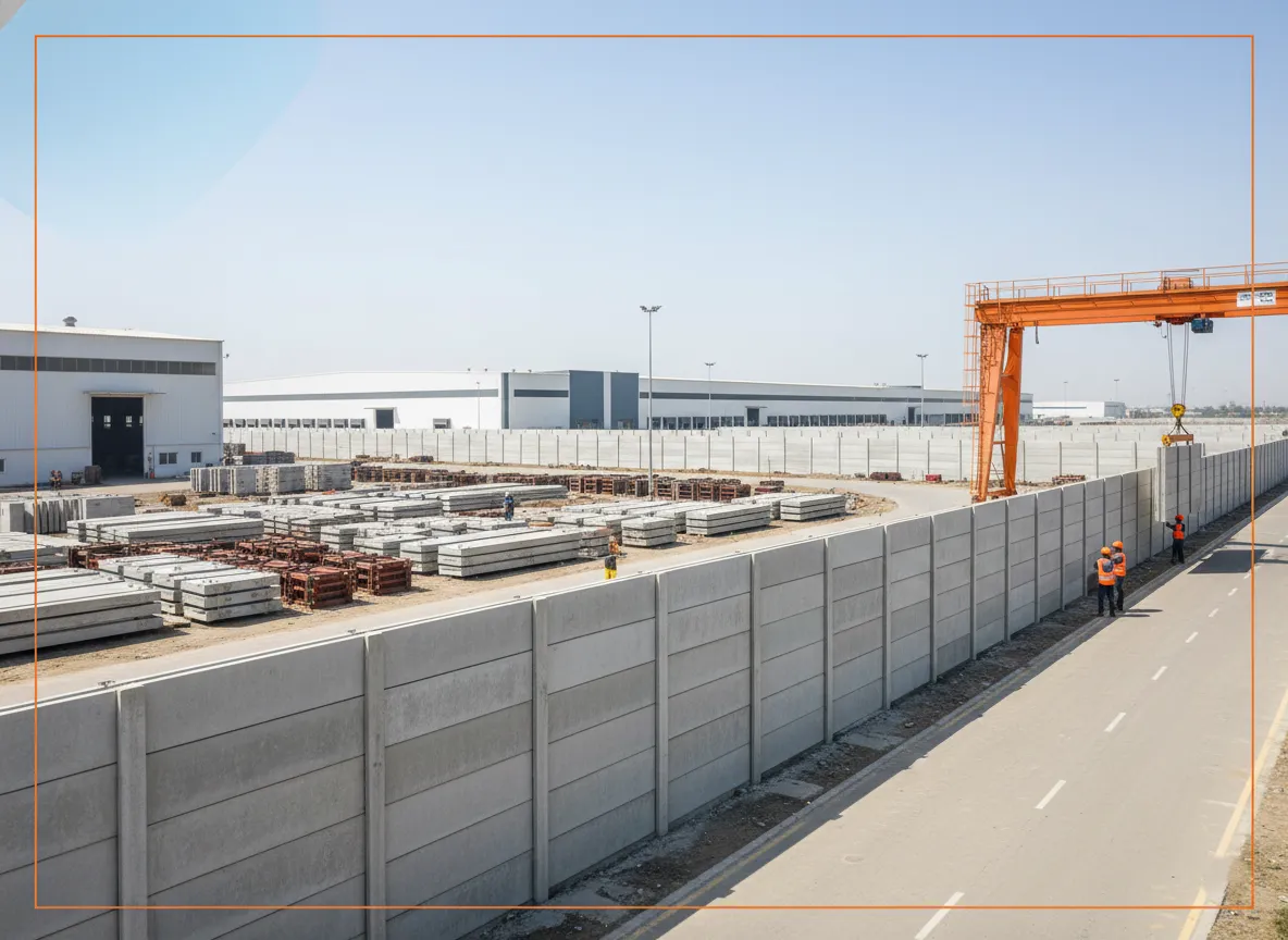 RCC Precast Boundary Wall Manufacturer in Bhopal